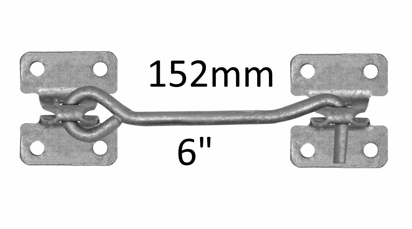 Galvanised Wire Cabin Hook - 6" (152mm) - Buy Online SPR Centre UK