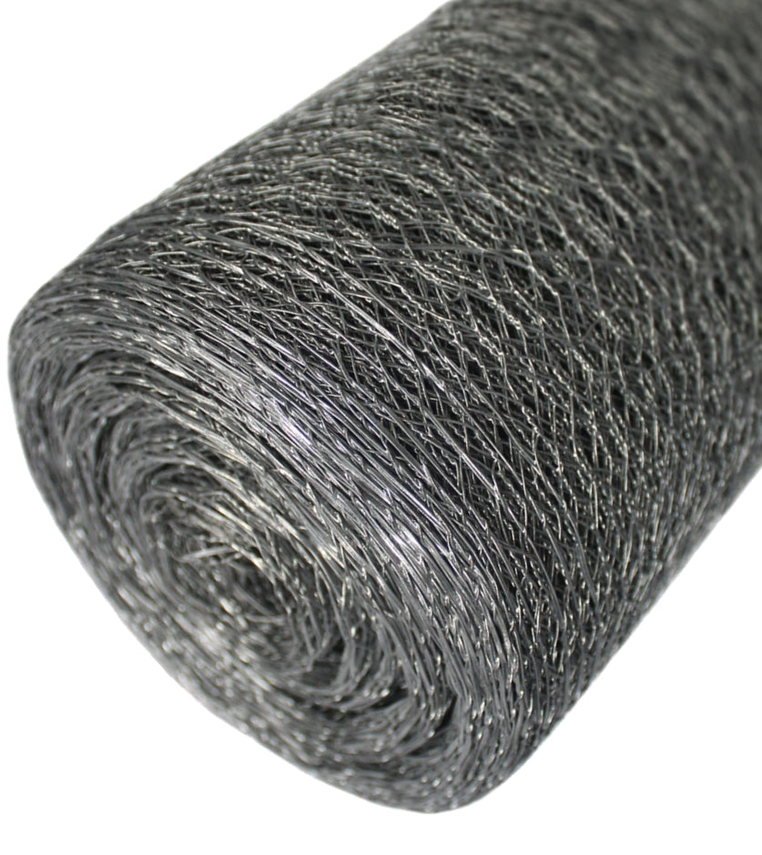 Galvanised Wire Netting - 10 Metres (600mm x 13mm x 22g)