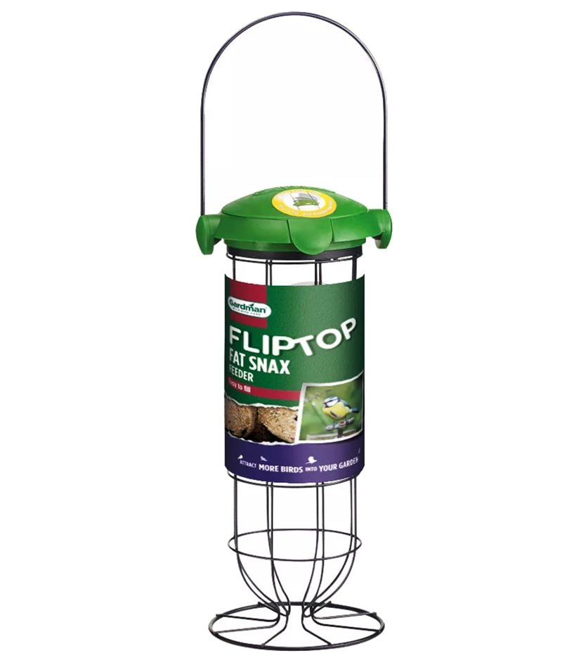 Gardman - Flip Top Fat Snax Feeder | Wild Bird Feeder - Buy Online SPR Centre UK