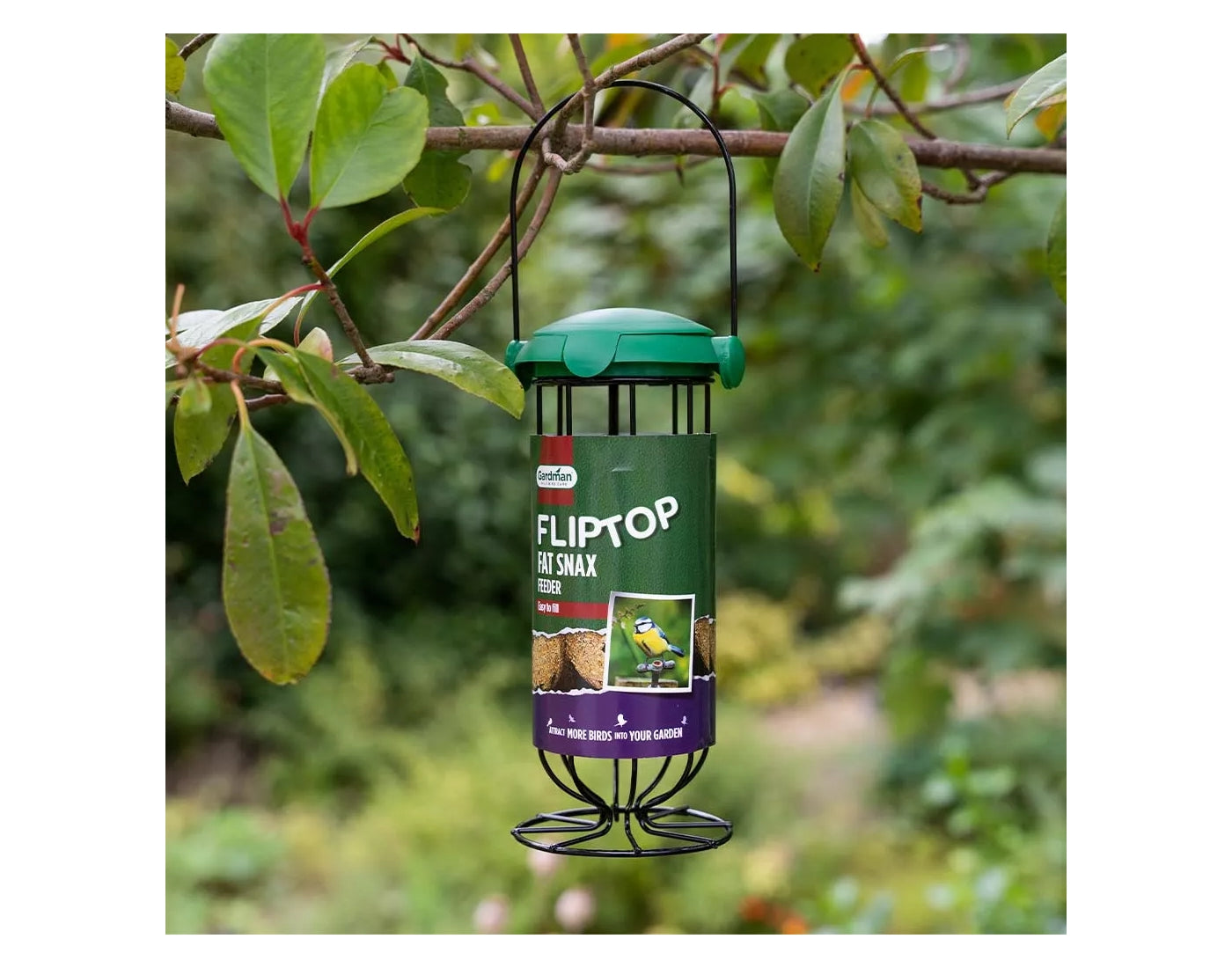 Gardman - Flip Top Fat Snax Feeder | Wild Bird Feeder - Buy Online SPR Centre UK