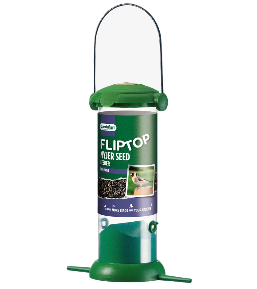 Gardman - Flip Top Nyjer Seed Feeder - Buy Online SPR Centre UK