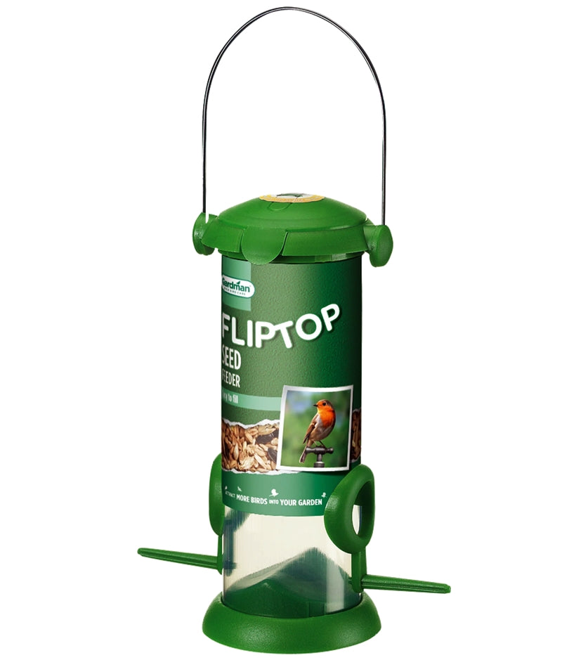 Gardman - Flip Top Seed Feeder - Buy Online SPR Centre UK