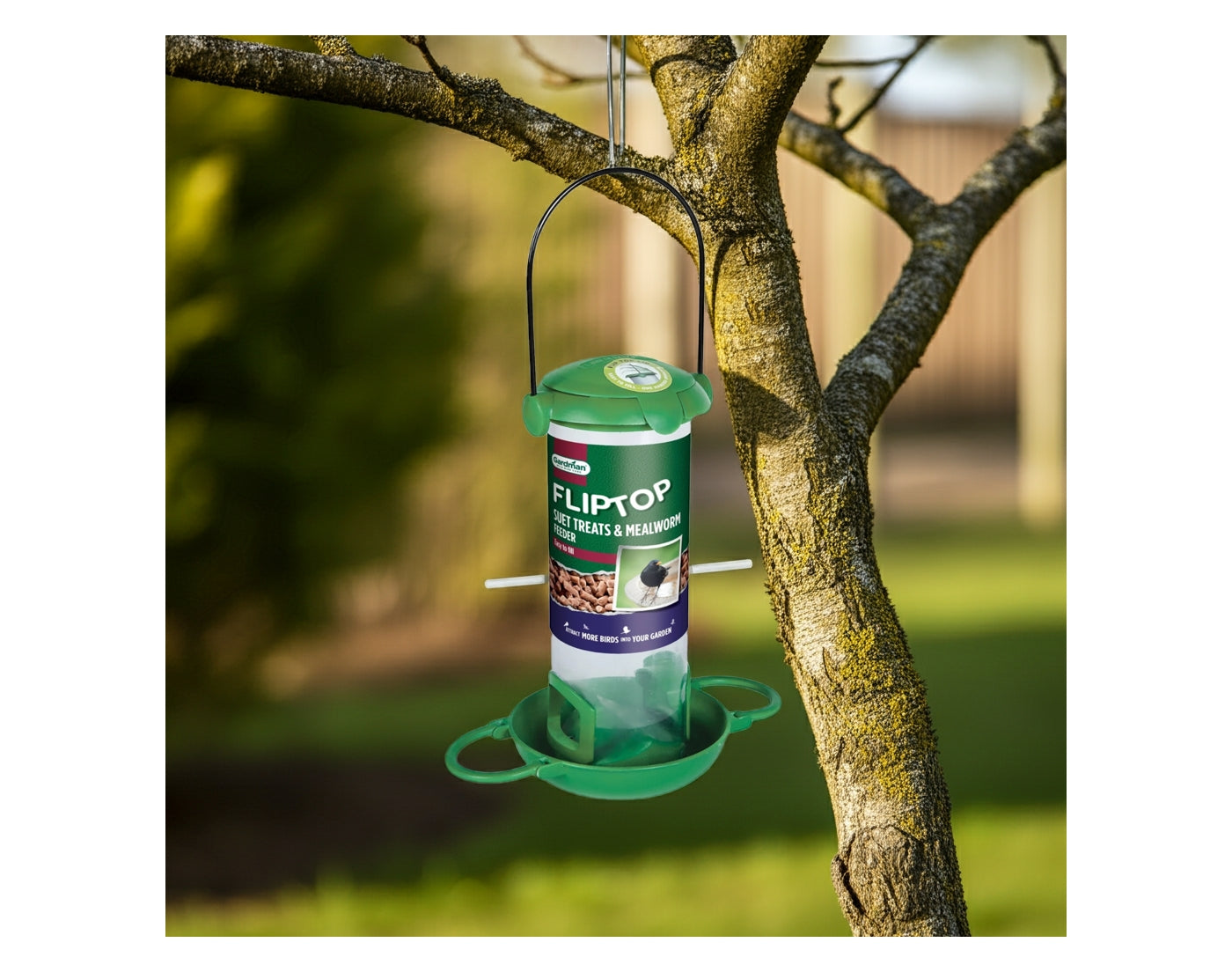 Gardman - Flip-Top Suet Treats & Mealworm Feeder - Buy Online SPR Centre UK