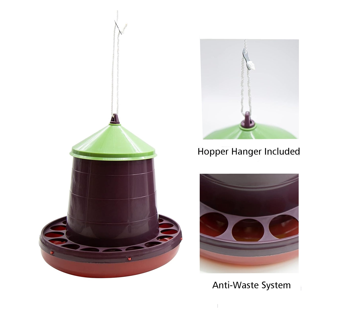 Gaun - 100% Recycled Poultry & Pigeon Feeders - Buy Online SPR Centre UK