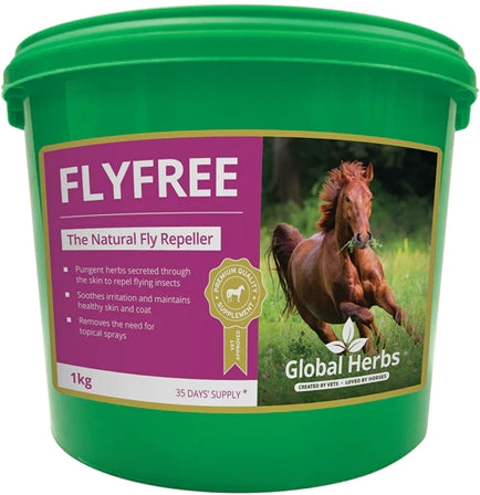 Global Herbs FlyFree 1kg | Horse Supplement - Buy Online SPR Centre UK