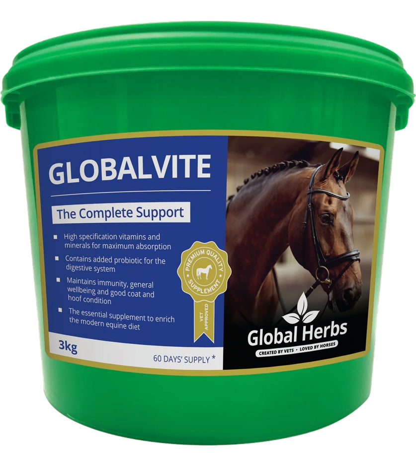 Global Herbs - GlobalVite 3kg | Horse Care - Buy Online SPR Centre UK