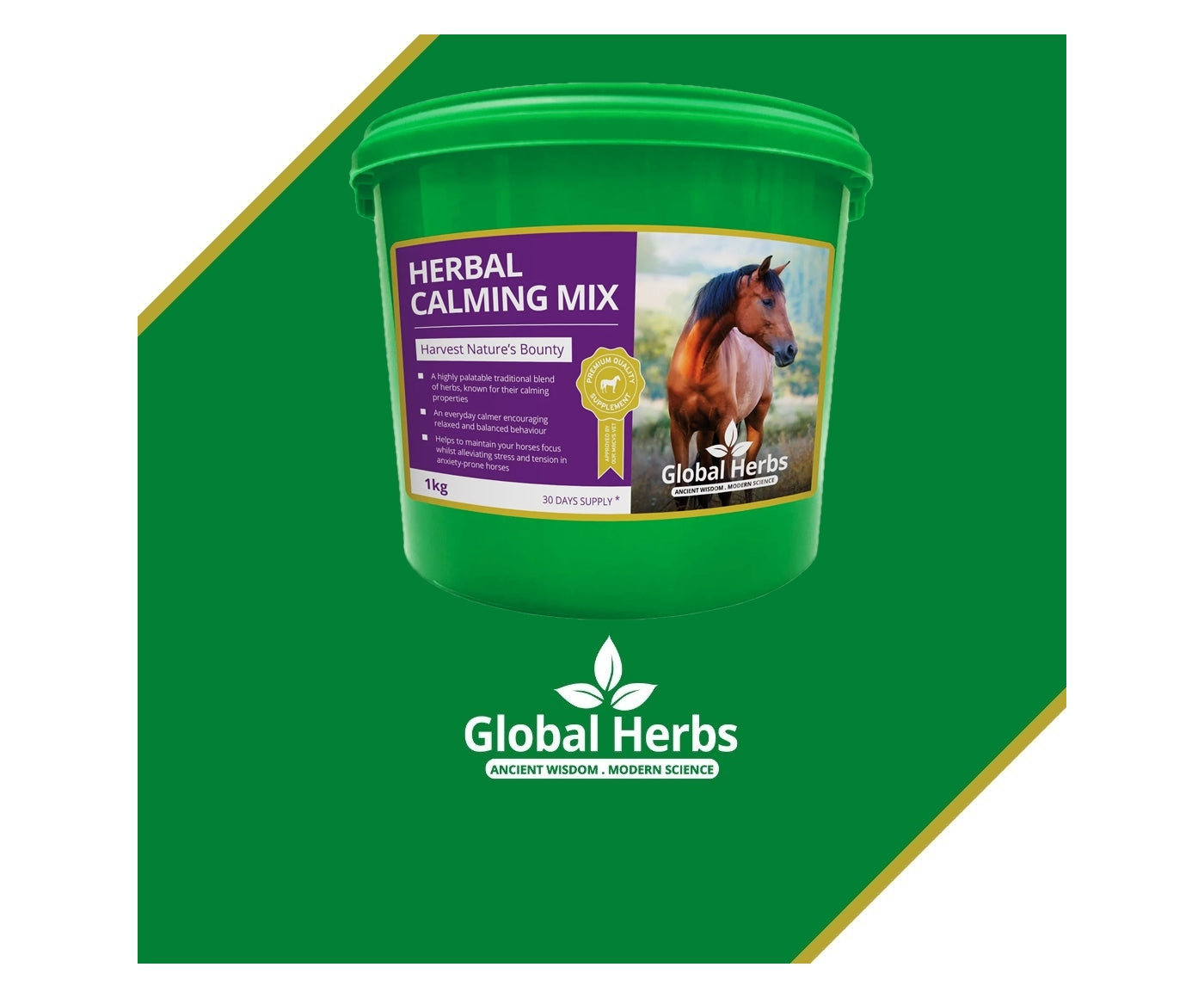 Global Herbs - Herbal Calming Mix | Horse Care - Buy Online SPR Centre UK