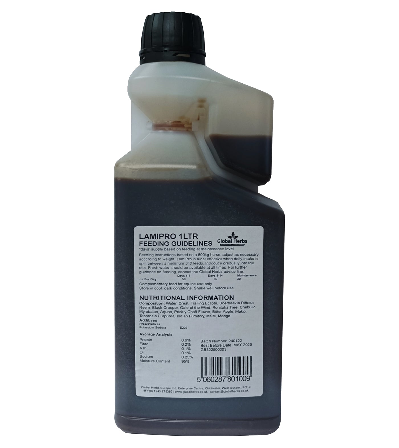 Global Herbs - LamiPro Liquid | Horse Care Supplement - Buy Online SPR Centre UK