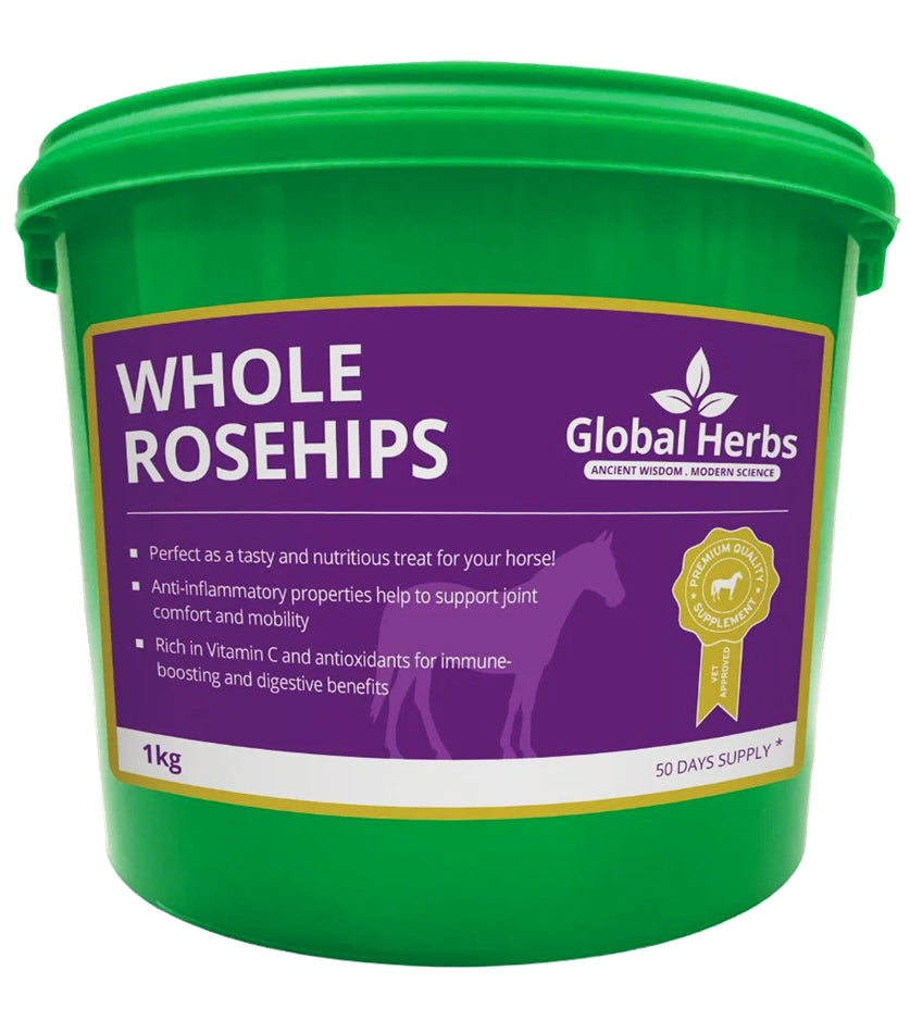 Global Herbs - Whole Rosehips | Horse Care - Buy Online SPR Centre UK