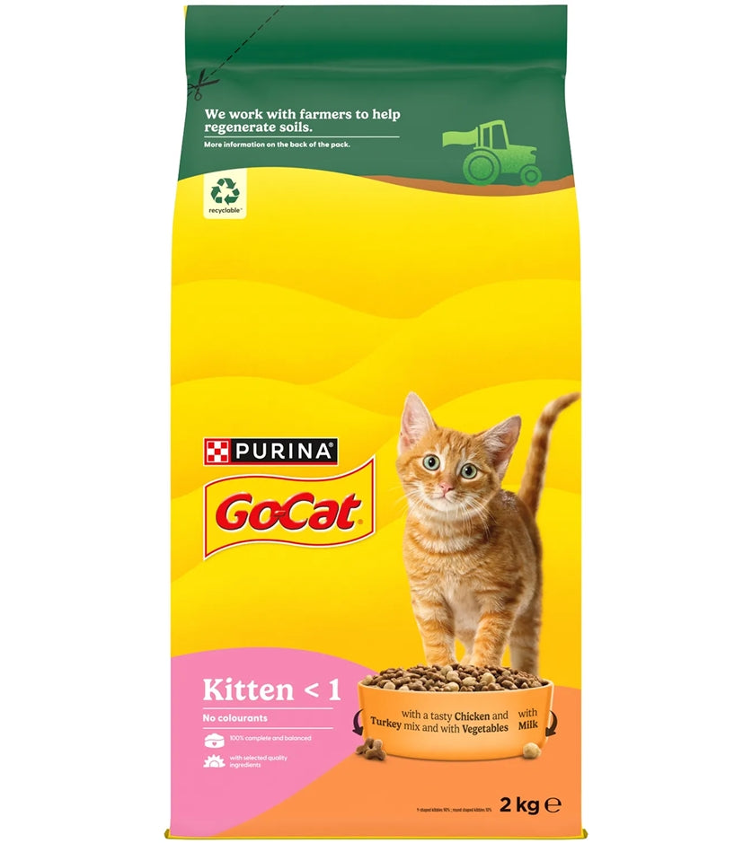 Go-Cat - Kitten Dry Food (Chicken & Turkey) - Buy Online SPR Centre UK
