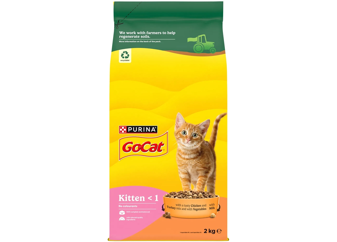 Go-Cat - Kitten Dry Food (Chicken & Turkey) - Buy Online SPR Centre UK