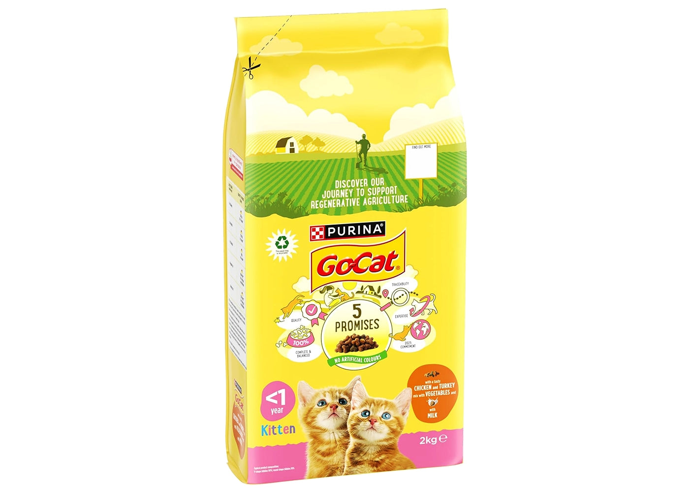 Go-Cat - Kitten Dry Food (Chicken & Turkey) - Buy Online SPR Centre UK