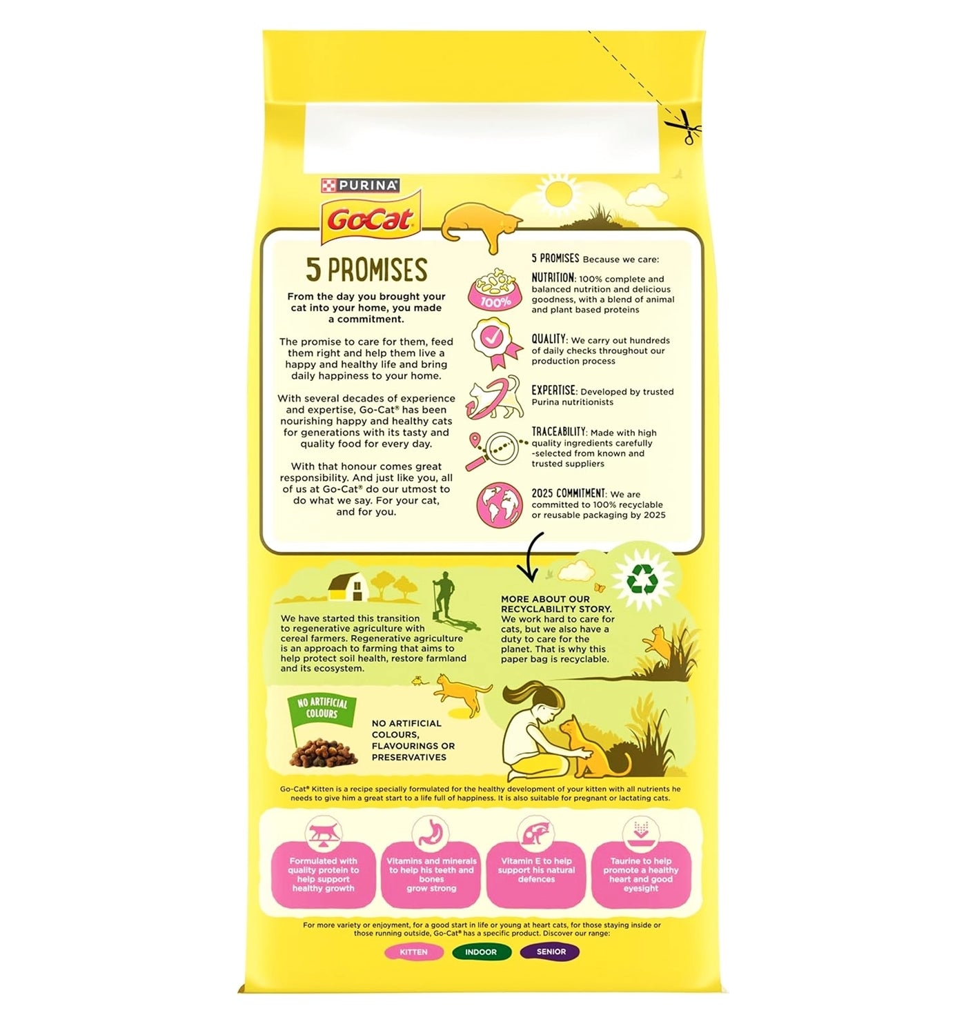 Go-Cat - Kitten Dry Food (Chicken & Turkey) - Buy Online SPR Centre UK