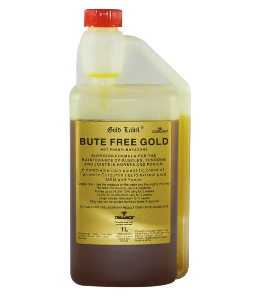 Gold Label - Bute Free Gold | Joint Care for Horses - Buy Online SPR Centre UK
