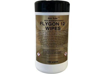 Gold Label - Flygon 12 Wipes - 100 Pack