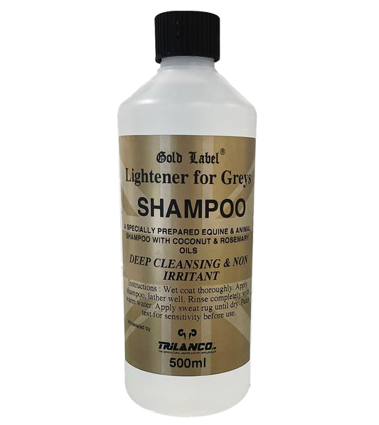 Gold Label - Lightener for Greys Shampoo | Horse Care - Buy Online SPR Centre UK