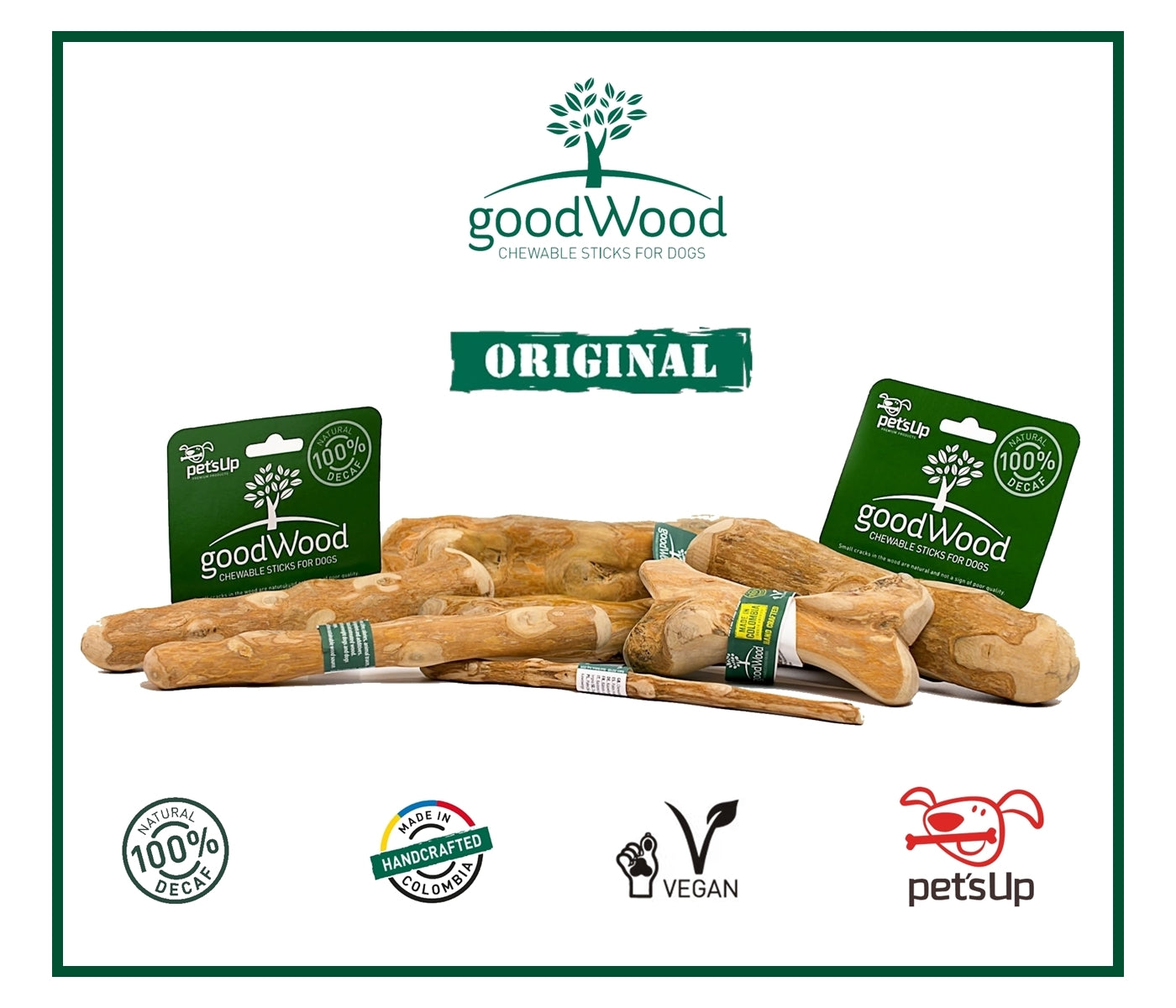 Pet's Up - GoodWood (Chew Sticks for Dogs) - Buy Online SPR Centre UK