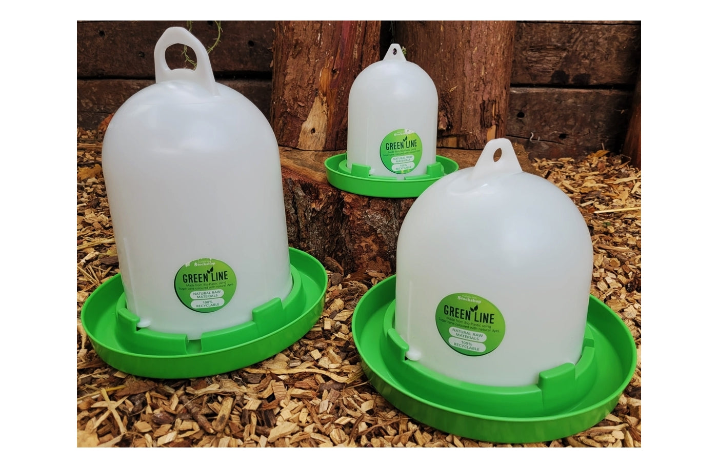 Green Line - Bioplastic Poultry & Pigeon Drinkers - Buy Online SPR Centre UK