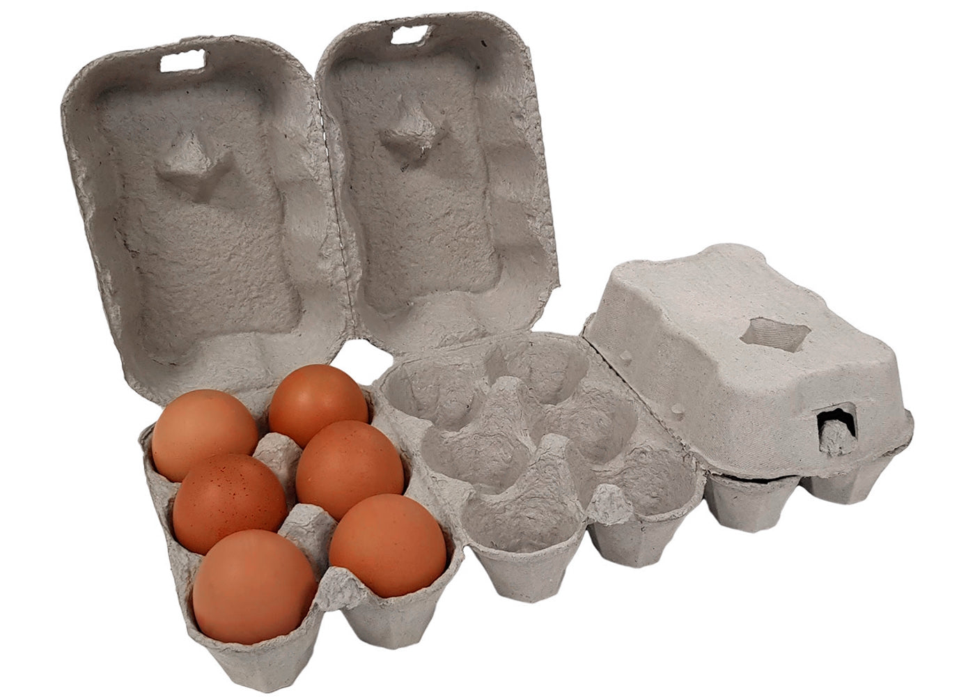 Fibre Egg Boxes - Layer of 3 Boxes - Buy Online SPR Centre UK