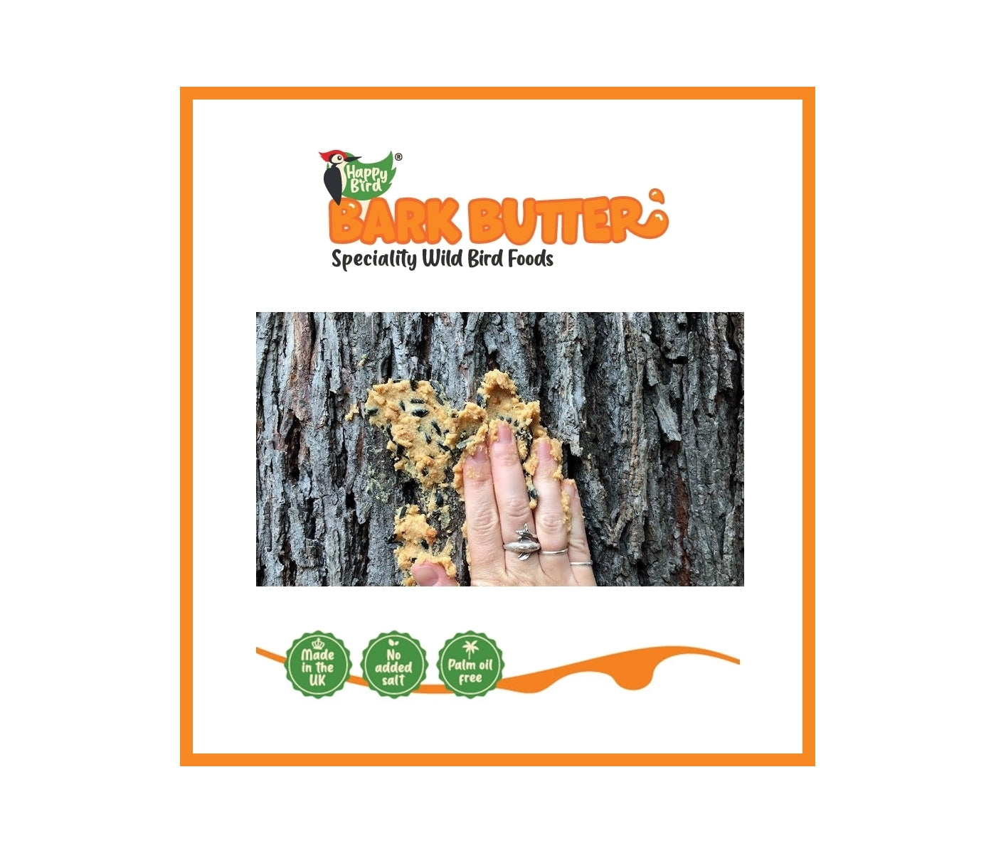 Happy Bird - Bark Butter (Peanut & Berries) 500g - Buy Online SPR Centre UK