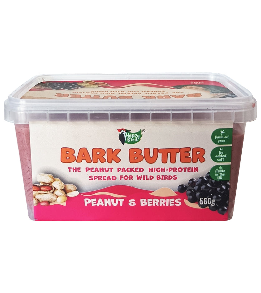 Happy Bird - Bark Butter (Peanut & Berries) 500g - Buy Online SPR Centre UK