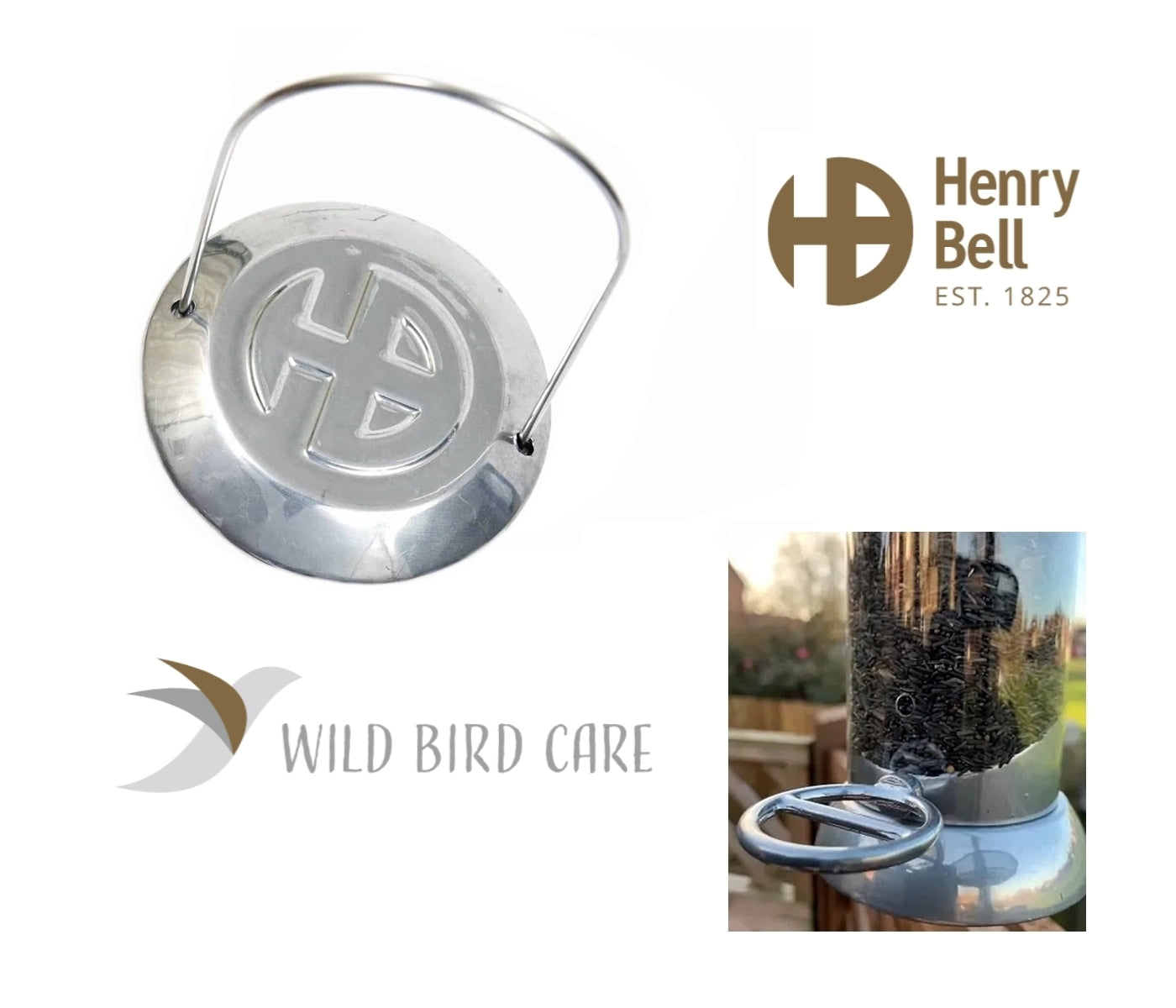 Henry Bell - Sterling Nyger Seed Feeder - Buy Online SPR Centre UK