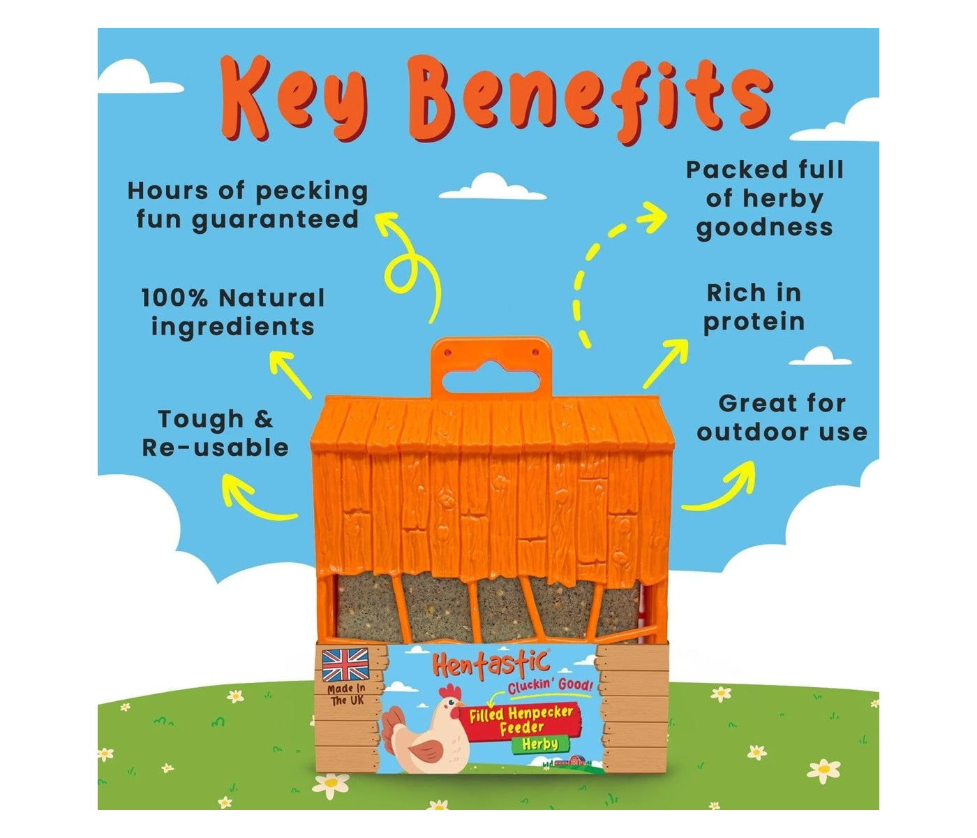 Hentastic - Filled Henpecker Feeder - Buy Online SPR Centre UK