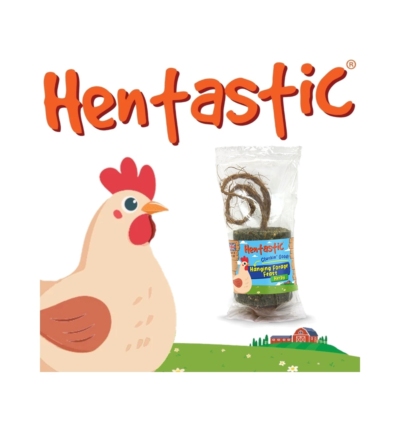 Hentastic - Hanging Forage Feast (Herby) - Buy Online SPR Centre UK