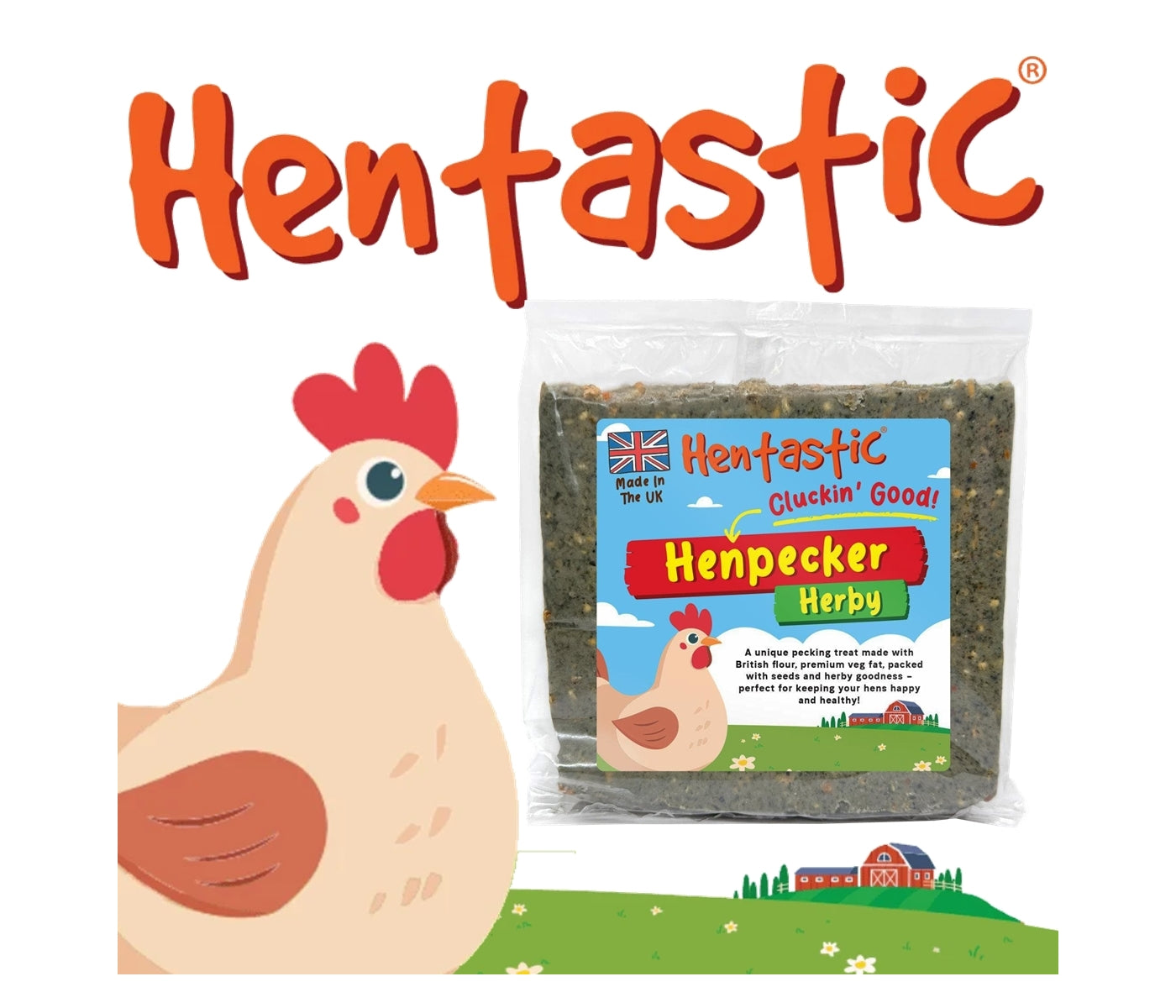 Hentastic - Henpecker Herby Treat Block - Buy Online SPR Centre UK
