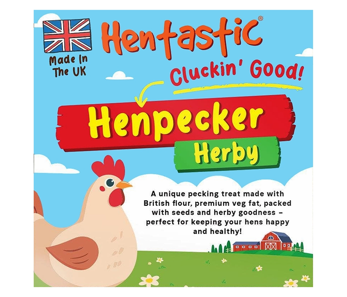 Hentastic - Henpecker Herby Treat Block - Buy Online SPR Centre UK
