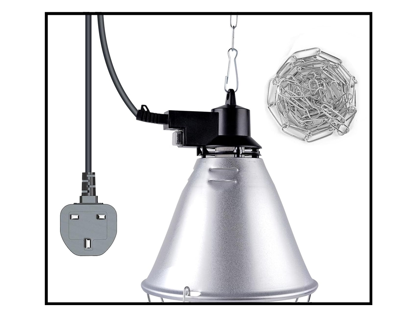 Horizont Infra red Heat Lamp with Energy Saving Switch