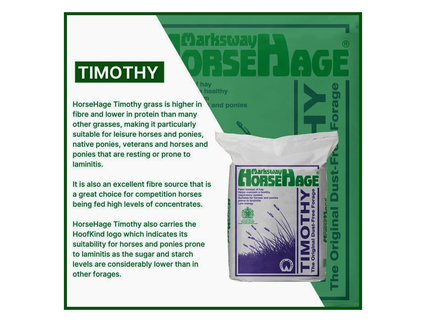 HorseHage - Timothy (Purple) | Horse Feed - Buy Online SPR Centre UK