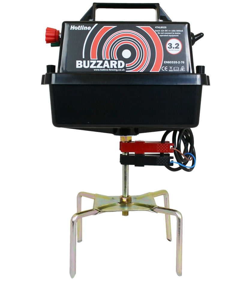 Hotline - Buzzard Energiser 12 Volts | 3.2 Joules - Buy Online SPR Centre UK