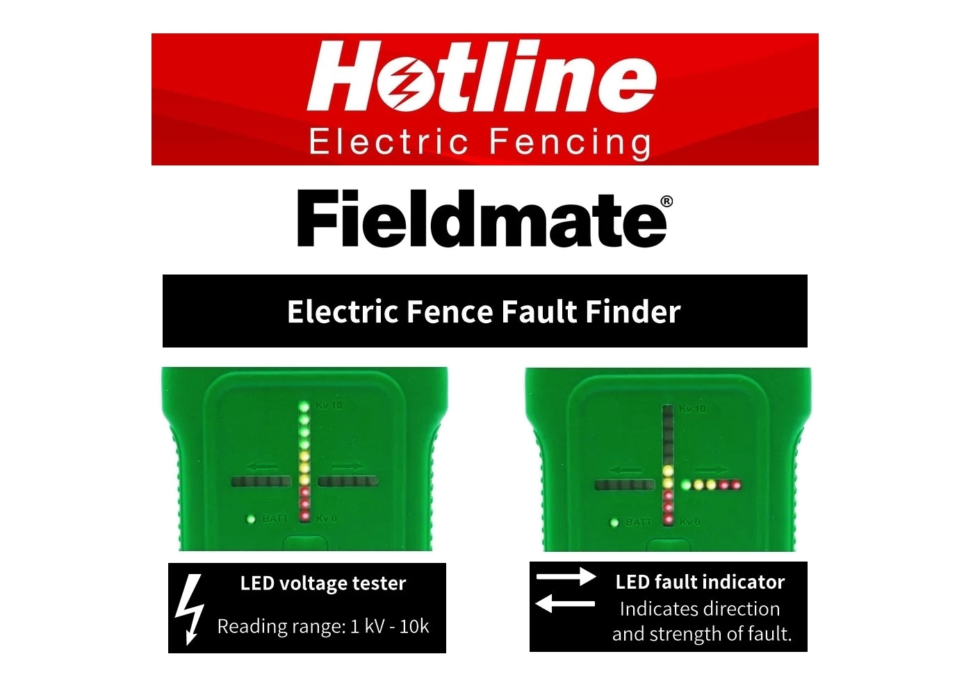 Hotline - Fieldmate Electric Fence Fault Finder - Buy Online SPR Centre UK