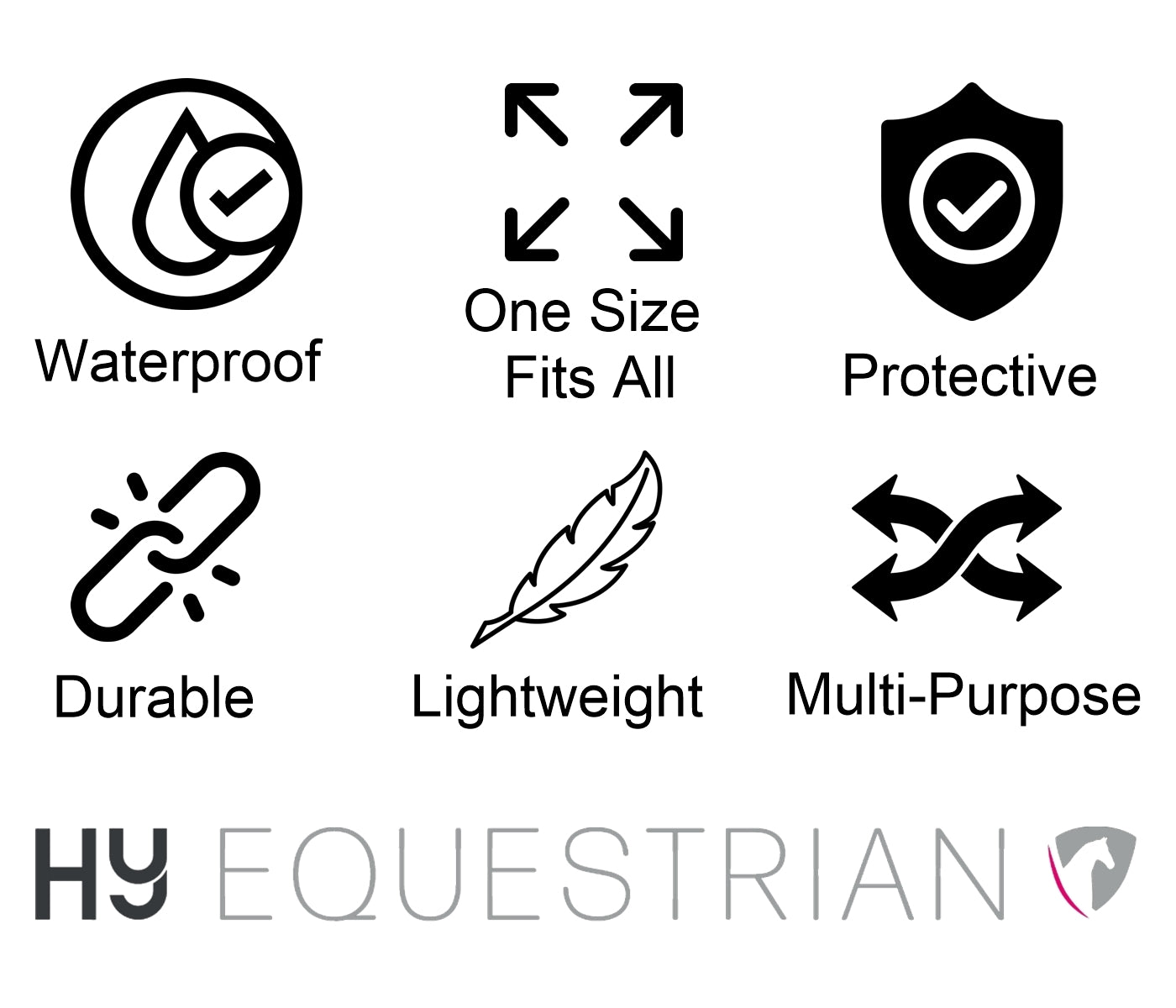 Hy Equestrian - Waterproof Ride On Saddle Cover (Navy) - Buy Online SPR Centre UK