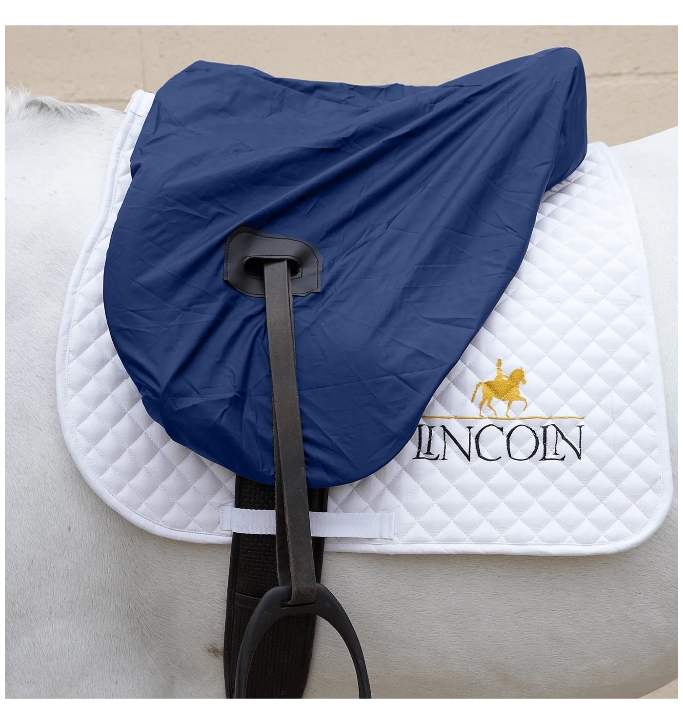 Hy Equestrian - Waterproof Ride On Saddle Cover (Navy) - Buy Online SPR Centre UK
