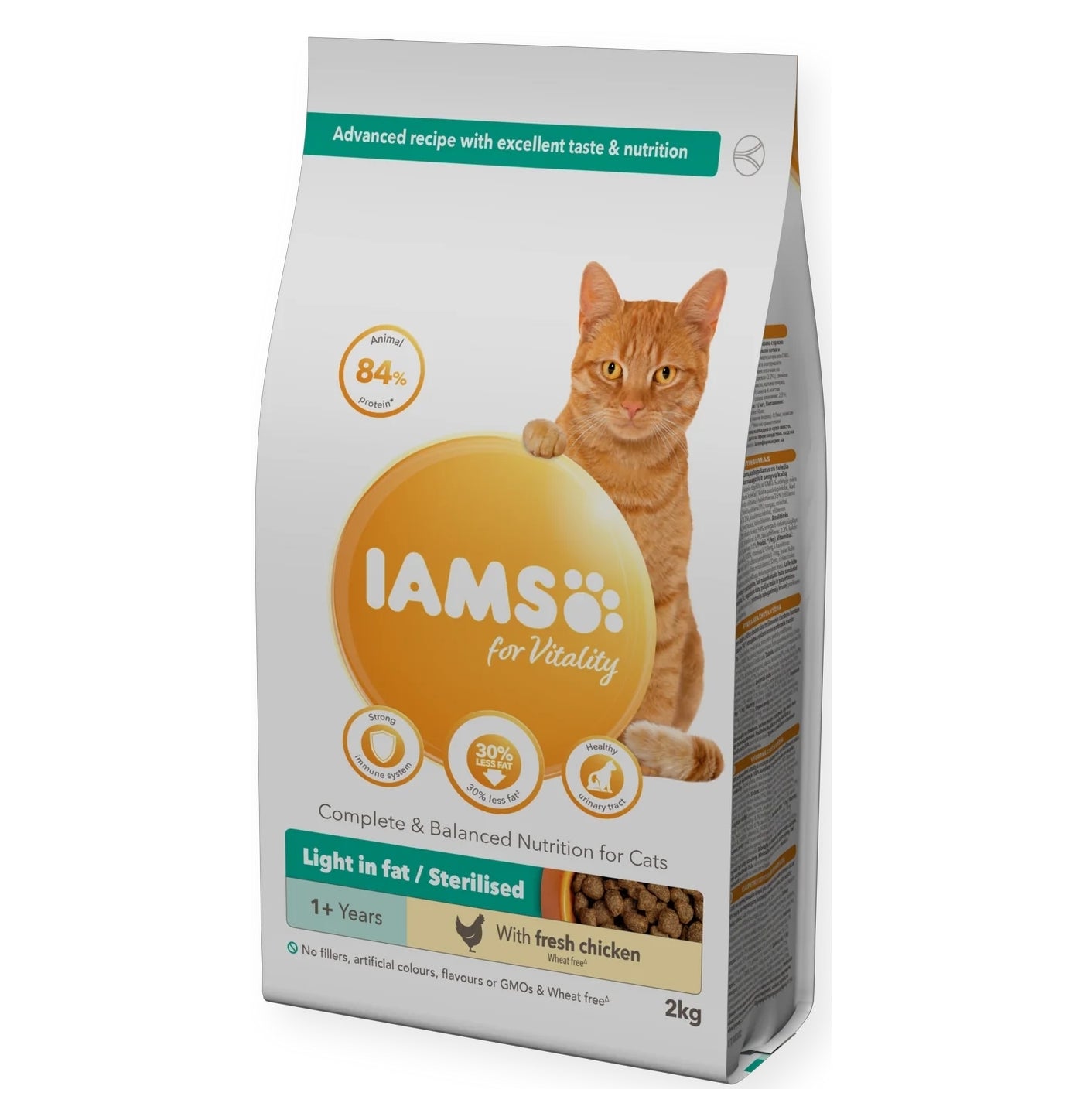 Iams low deals fat cat food