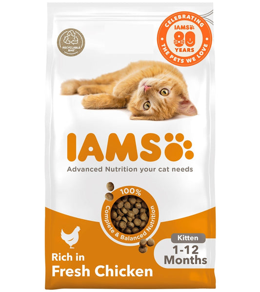 IAMS For Vitality - Kitten Food with Fresh Chicken - 2kg