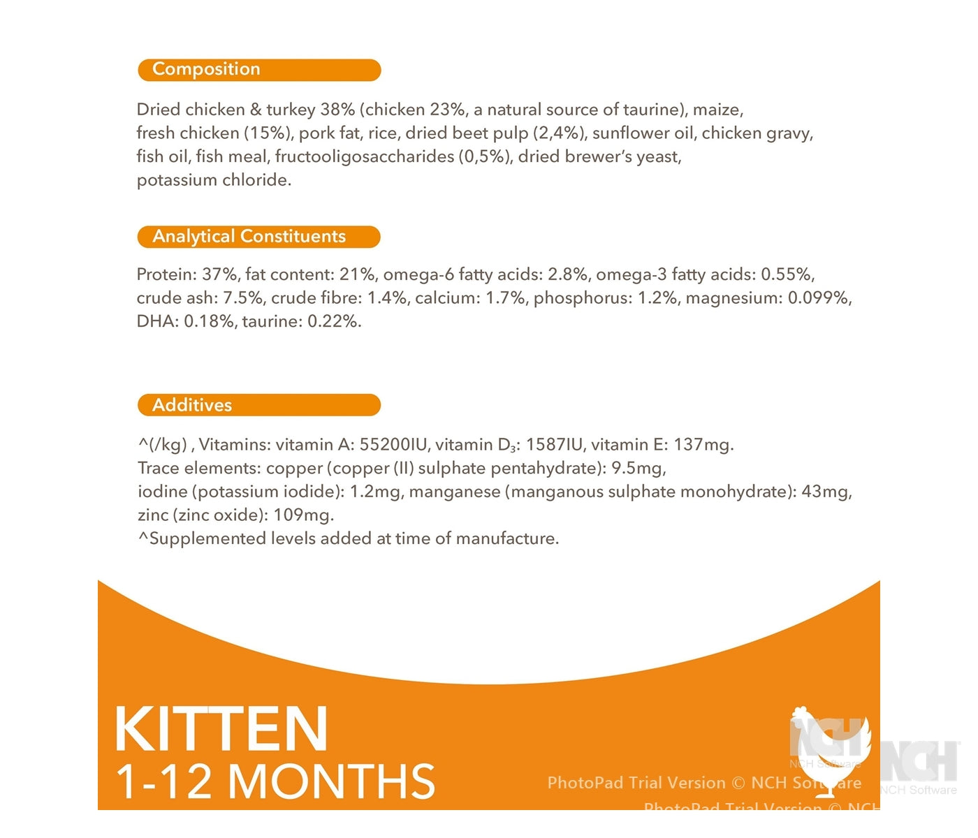 IAMS For Vitality - Kitten Food with Fresh Chicken 2kg - Buy Online SPR Centre UK