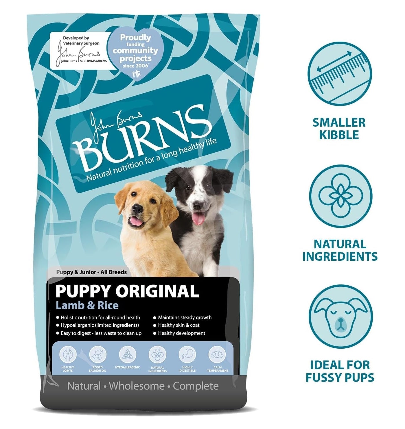 Burns - Puppy/Junior Lamb & Rice - Buy Online SPR Centre UK