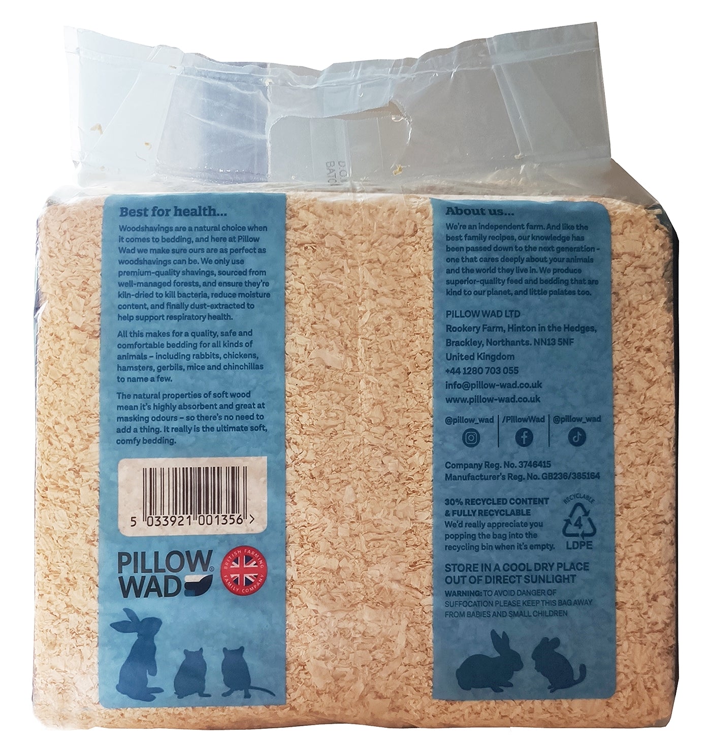 Pillow Wad - Woodshavings (Handy) 1.5kg - Buy Online SPR Centre UK