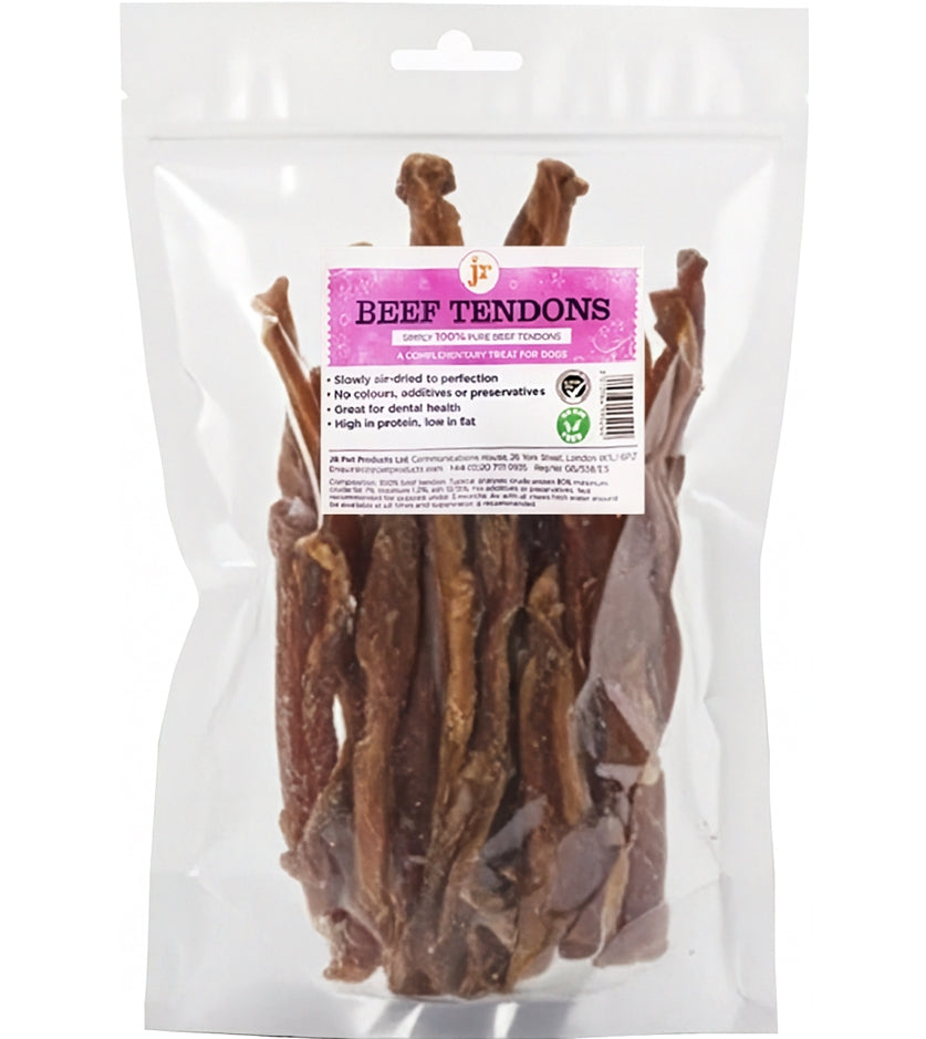 JR Pet Products - Beef Tendons 250g - Buy Online SPR Centre UK