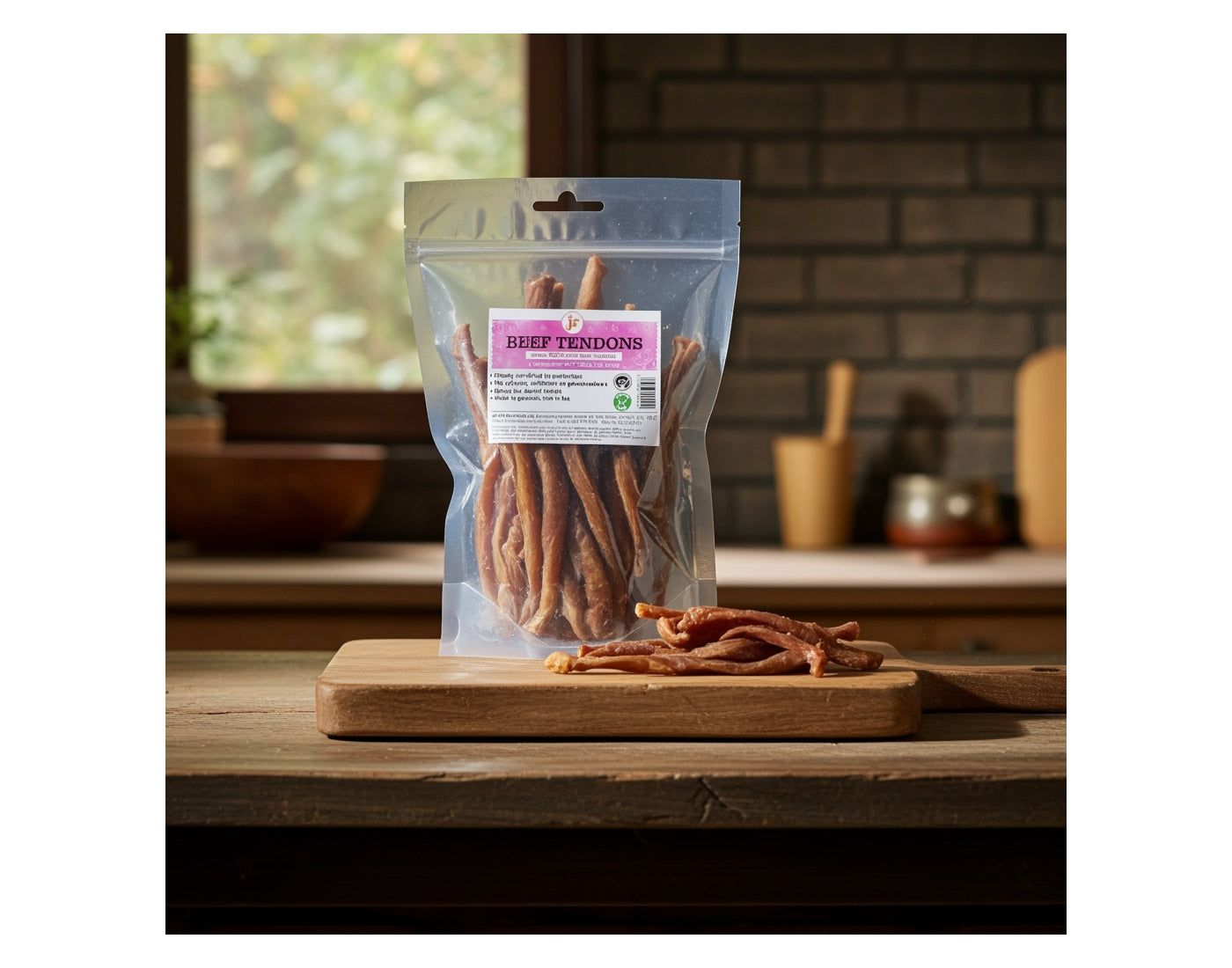 JR Pet Products - Beef Tendons 250g - Buy Online SPR Centre UK