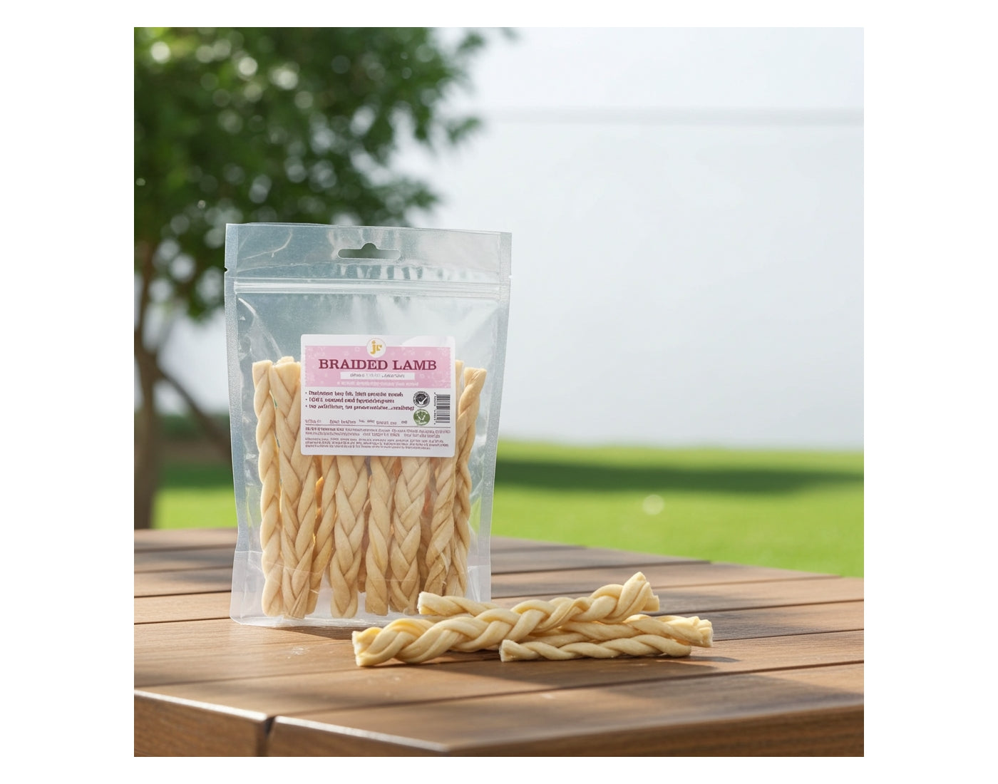 JR Pet Products - Braided Lamb 100g - Buy Online SPR Centre UK