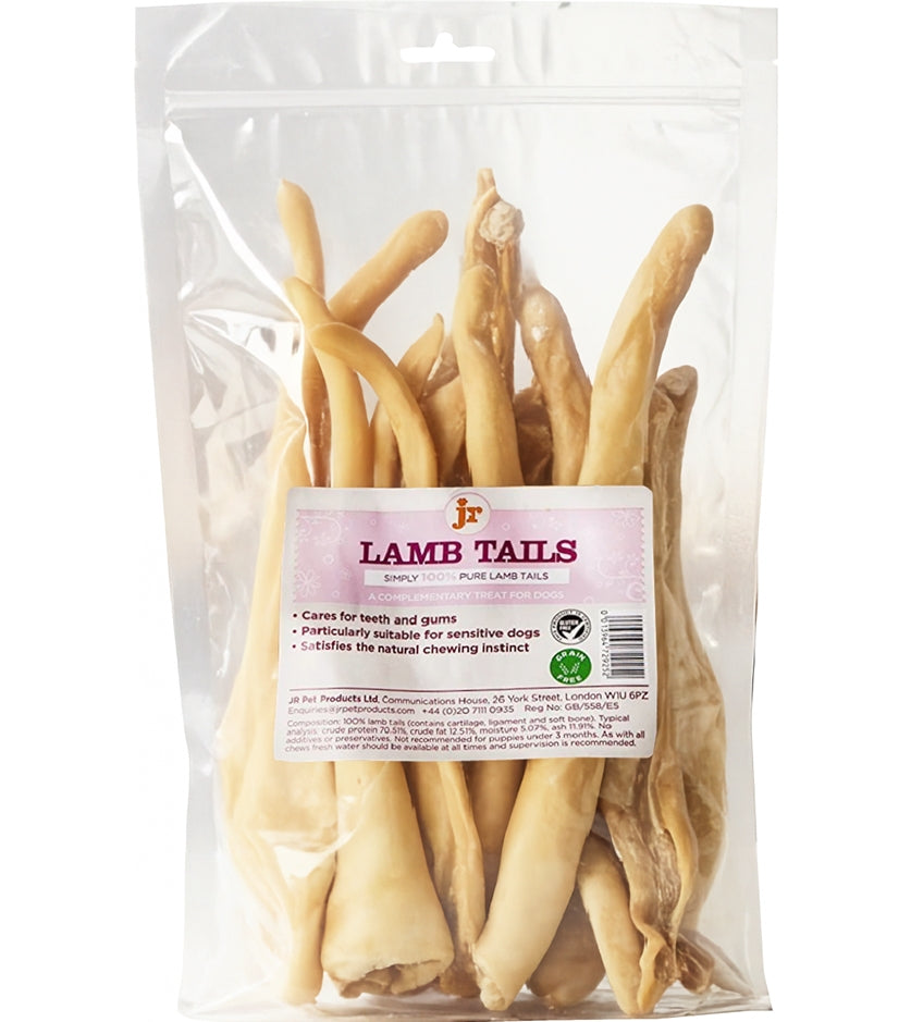 JR Pet Products - Lamb Tails 250g - Buy Online SPR Centre UK
