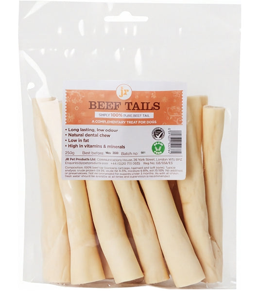 JR Pet Products - Beef Tails 250g - Buy Online SPR Centre UK