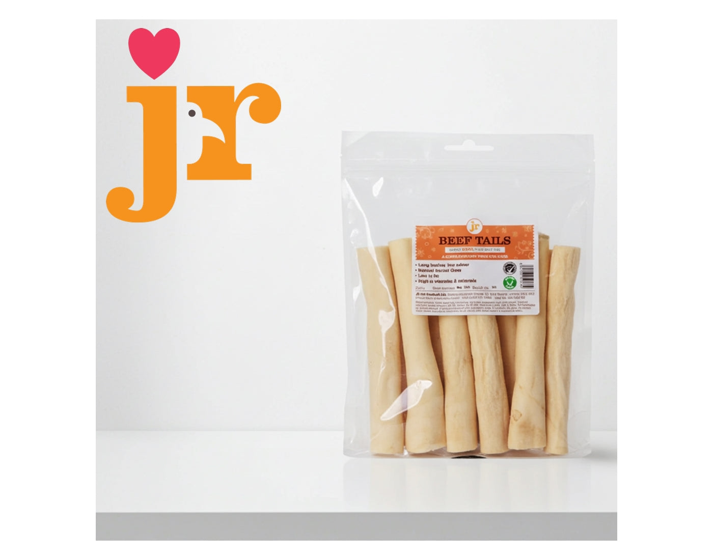 JR Pet Products - Beef Tails 250g - Buy Online SPR Centre UK