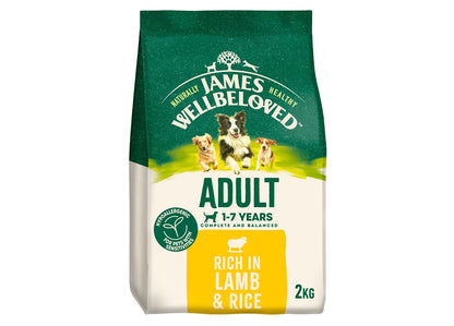James Wellbeloved Adult Dog Food - Lamb & Rice - Buy Online SPR Centre UK