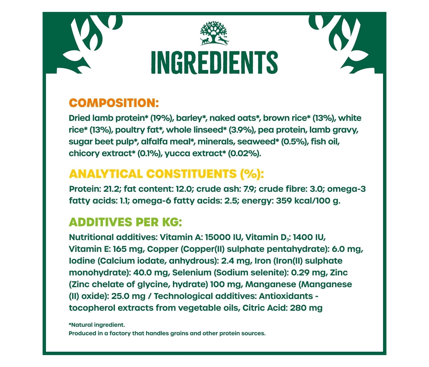 James Wellbeloved Adult Dog Food - Lamb & Rice - Buy Online SPR Centre UK