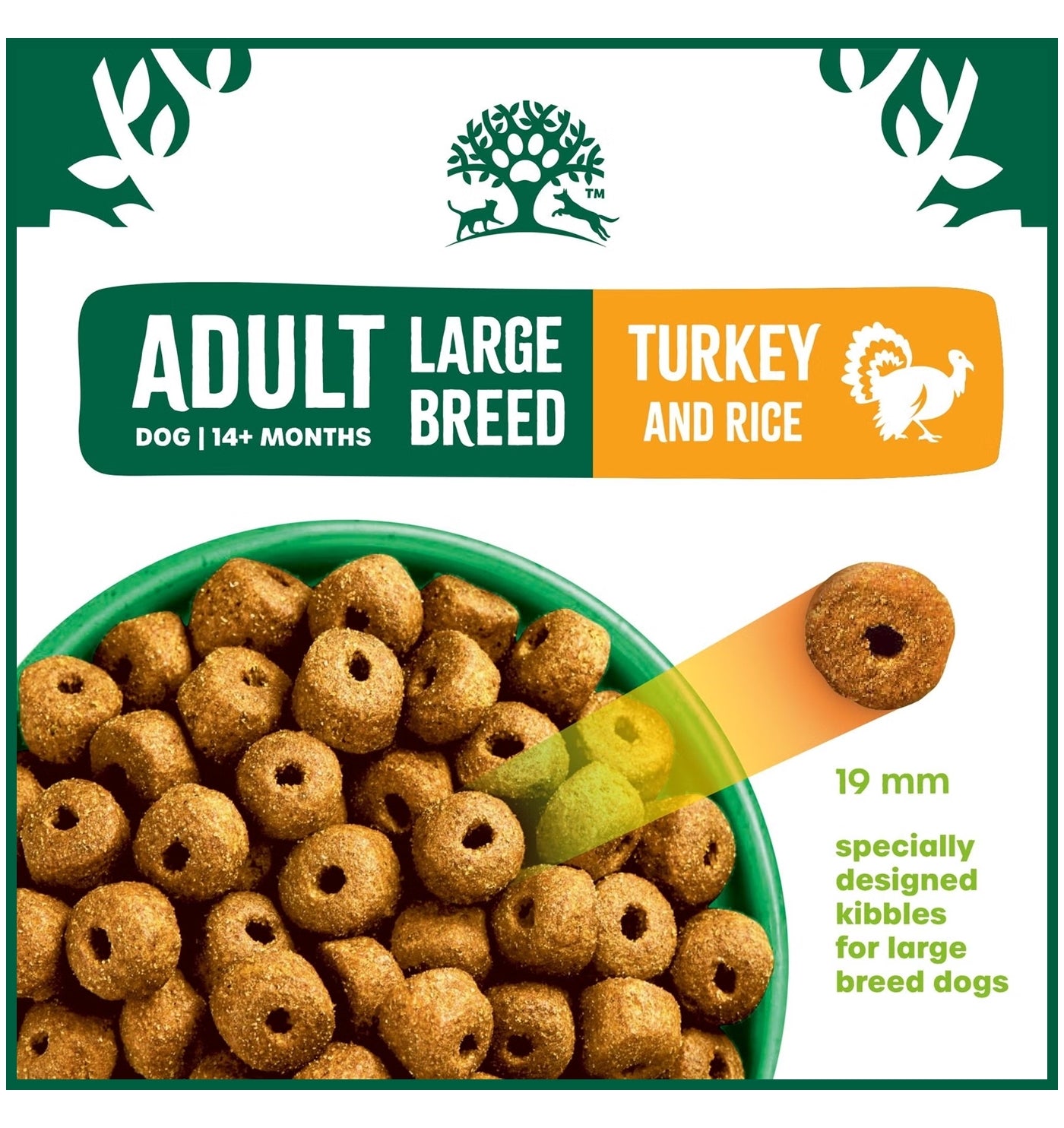 James Wellbeloved Adult Large Breed Dog Food - Turkey & Rice 15kg - Buy Online SPR Centre UK